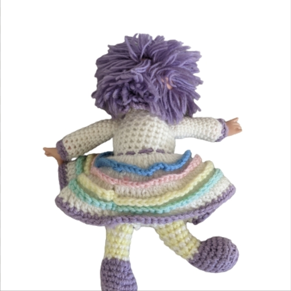 4/$25! Vintage 1980s Crocheted Ice Cream Doll - Picture 3 of 5